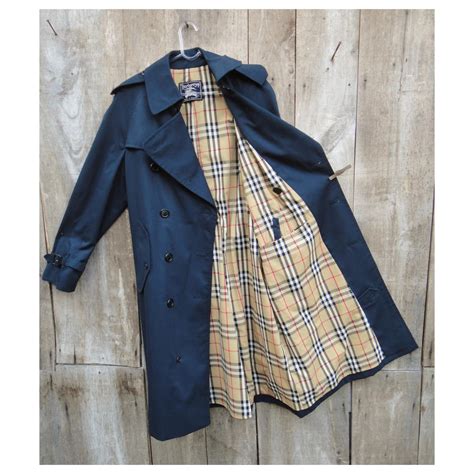 burberry coat vintage|vintage Burberry coat men.